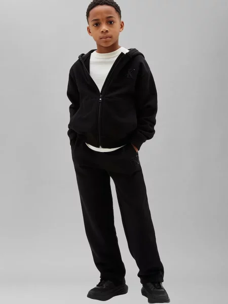 Calvin Klein Jeans спортен панталон за деца с черно