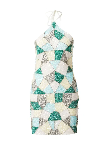 Coast Rochie de cocktail deschis / galben pastel / verde / argintiu albastru