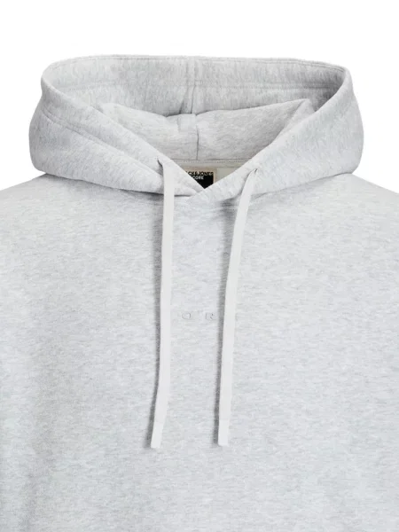 JACK & JONES Mikina Point svetlosivá