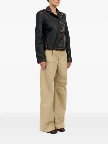 Geanta de piele Mm6 Maison Margiela negru