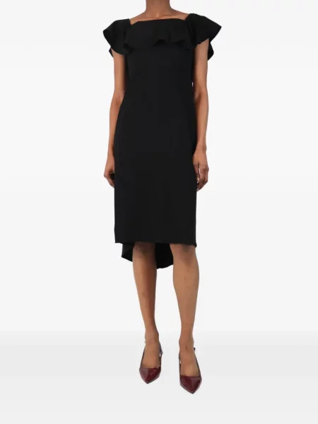Rochie midi Halston negru