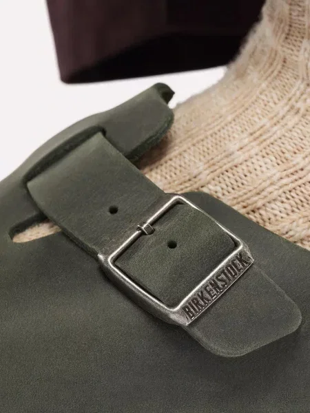 Кожаные мюли Birkenstock