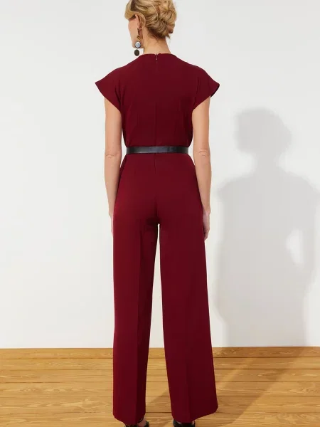 Trendyol Salopeta burgundy roșu