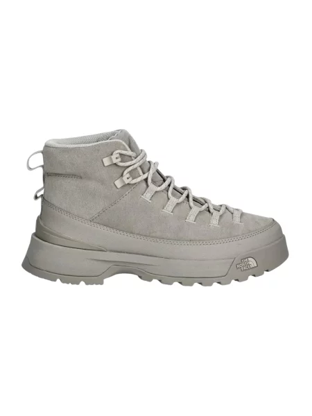 Lniane botki The North Face szare