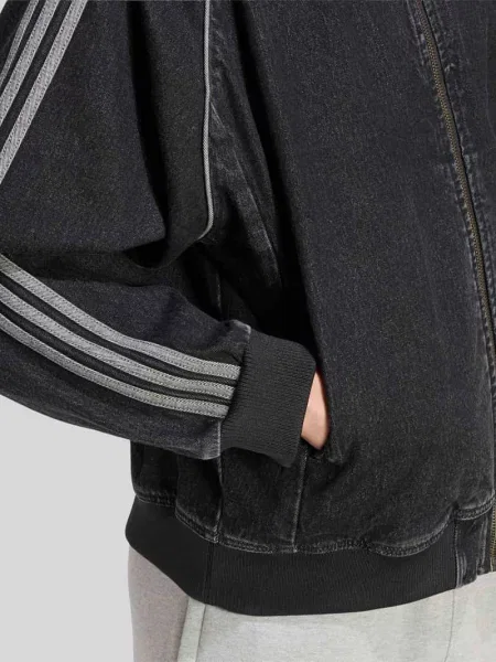 Kurtka jeansowa o kroju regular fit z czystej bawełny Adidas Originals czarna
