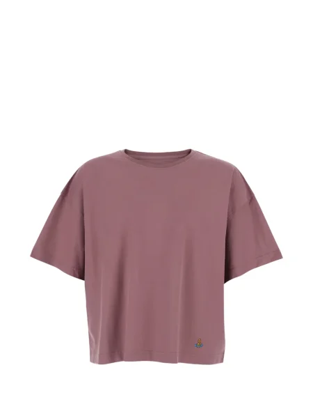 Tricou Vivienne Westwood cu broderie violet