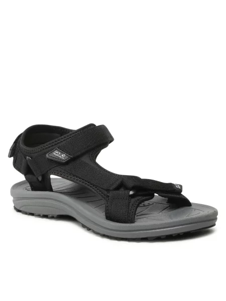 Sandály Jack Wolfskin černé