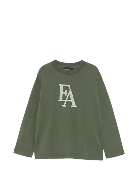 Koszulka dziecięca Emporio Armani zielona