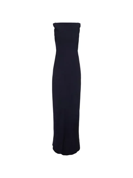 Rochie maxi Antonelli fără mâneci albastru