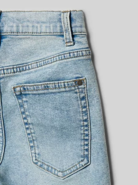 Szorty jeansowe o kroju regular fit z mieszanki bawełny model PELLE' S.oliver Red Label granatowe