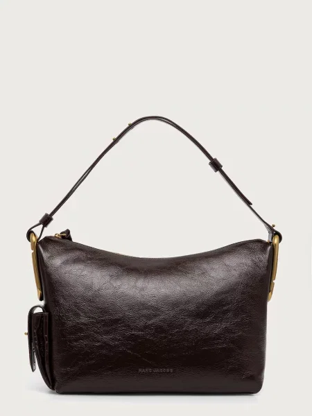 MARC JACOBS kabelka dámska kožená SCENE LARGE SHOULDER hnedá