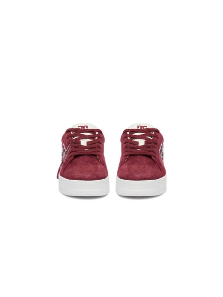 Sneakersy DC bordová