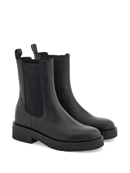 Botine chelsea Ferragamo din piele negru