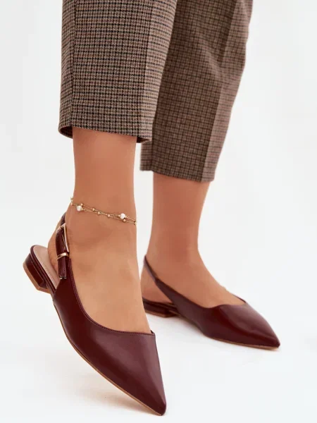 Балеринки Boto с катарама бяло