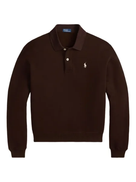 Chiloți Polo Ralph Lauren din țesătură twill cu autograf cu glugă albastru
