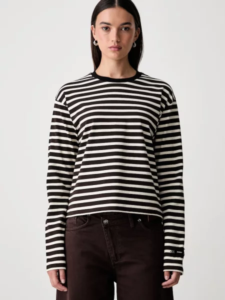 Tricou cu mânecă lungă Pinko maro