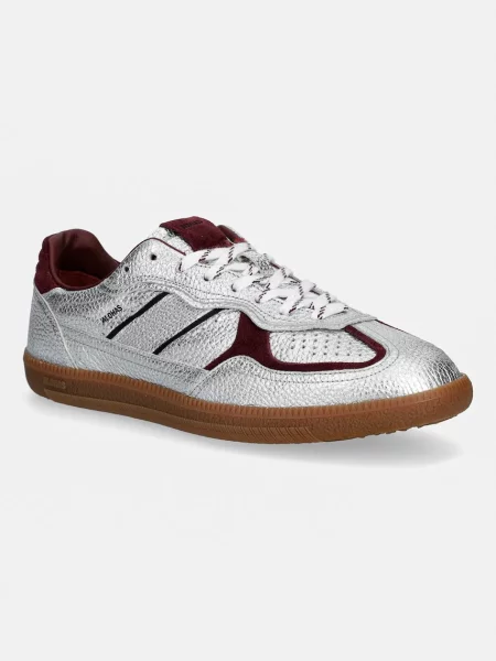 Alohas sneakers din piele argintiu