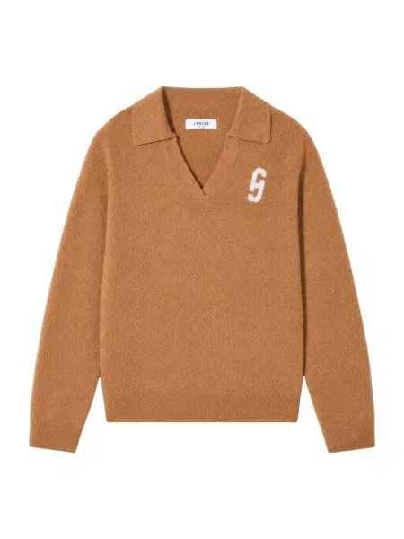 Sweter Janice brązowy