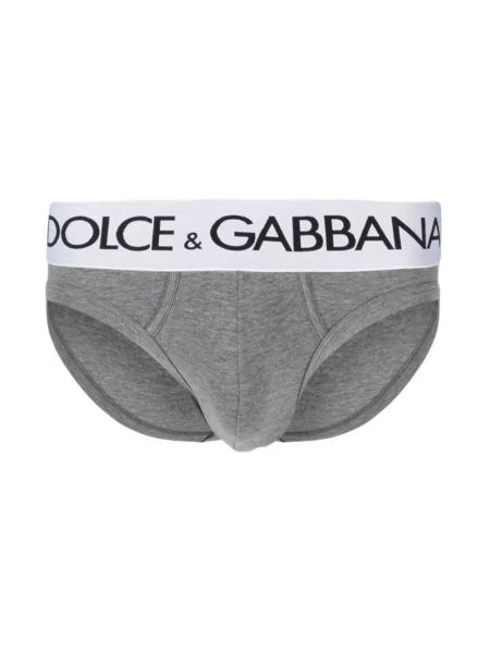 Dzianinowe majtki Dolce And Gabbana szare