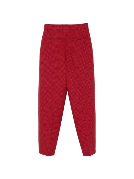 Pantaloni N°21 în carouri roșu