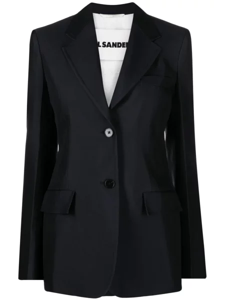 Jednořadé sako Jil Sander modré