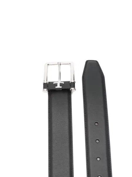 Curea Tod's din piele cu autograf negru