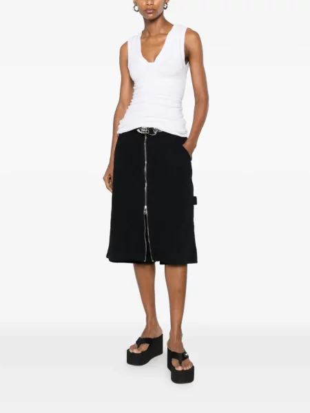 Pantaloni scurți cargo Alexander Wang negru