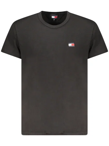 Kratek majica Tommy Hilfiger črna