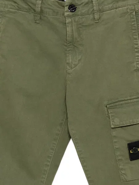 Spodnie cargo dziecięce Stone Island zielone
