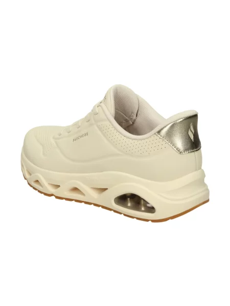 Sneakersy Skechers skórzane beżowe