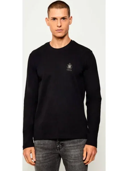 Hosszú ujjú póló Aeronautica Militare fekete