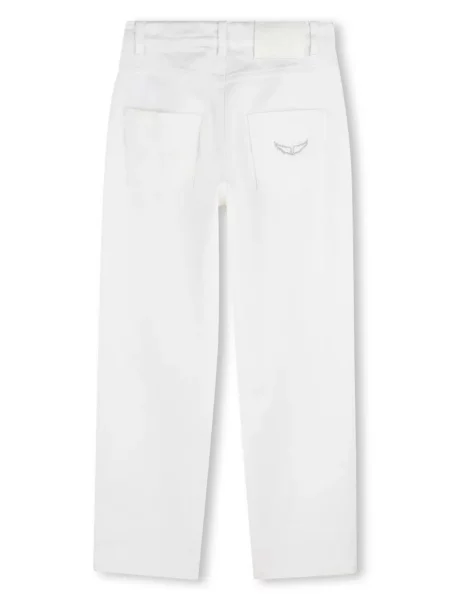Jeansy dziecięce Zadig & Voltaire białe