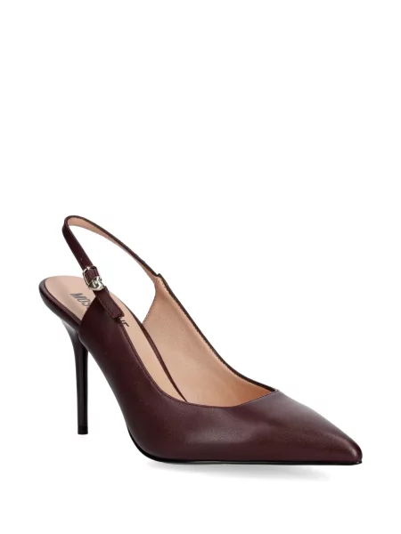 Pantofi cu toc Love Moschino slingback roșu