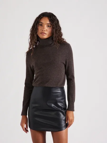 Pure Cashmere NYC Pulover maro închis