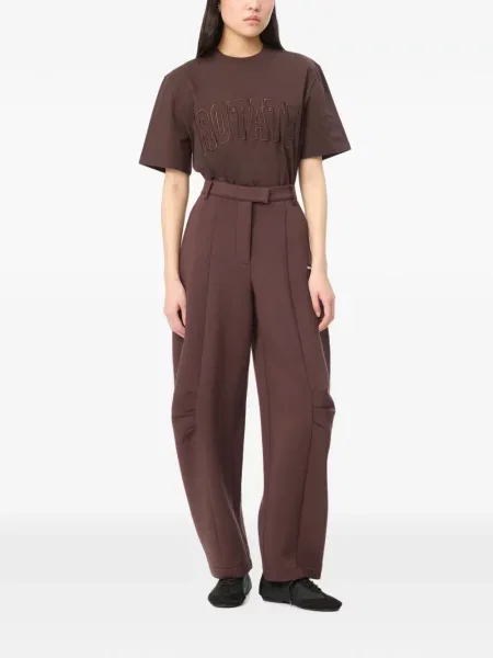 Pantaloni cargo Rotate Birger Christensen maro