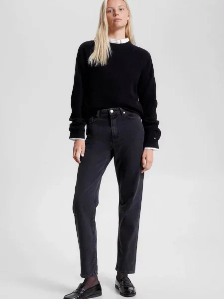 Класичні прямі джинси Tommy Hilfiger чорні