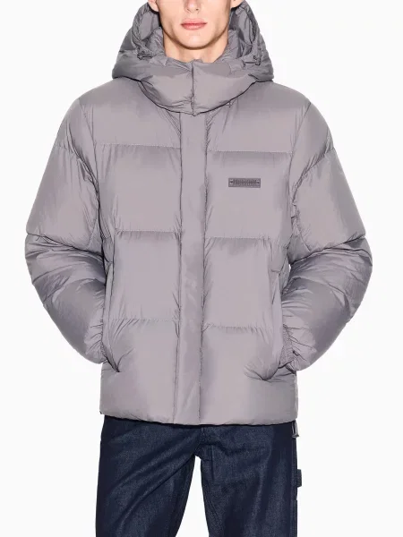 Зимова куртка Armani Exchange сірий