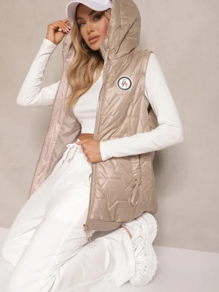 Vestă Desirala închis bej