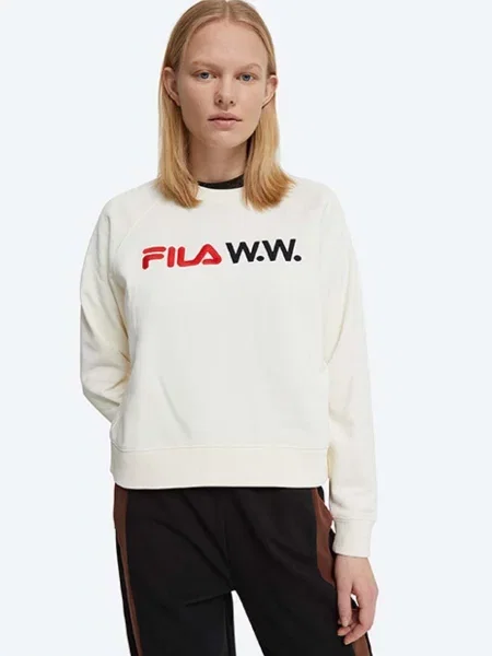 Кофта Wood Wood Elena x FIla з принтом білий