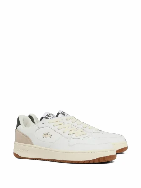 Sneakerși Lacoste din piele alb