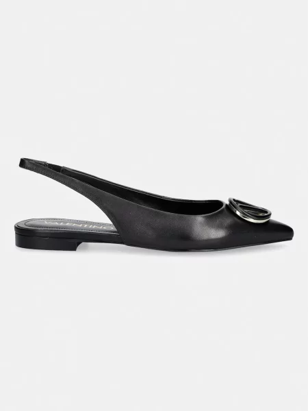 Valentino balerini din piele VALENTINE negru