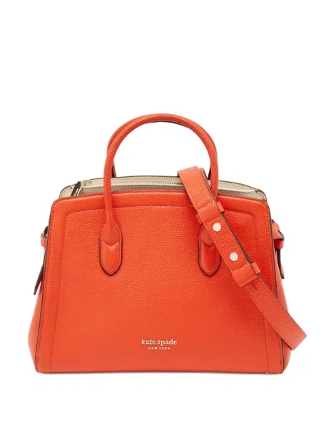 Geantă Kate Spade din piele portocaliu