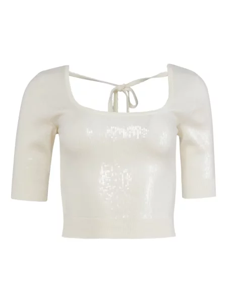 Top Fleur Du Mal cu paiete tricotate
