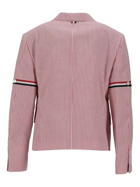 Sacou Thom Browne cu dungi roșu
