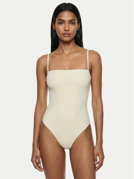 Calvin Klein Swimwear Női fürdőruha Ekru