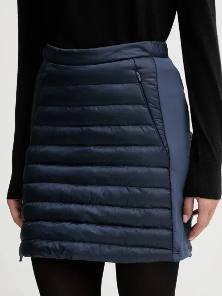 Jack Wolfskin spódnica sportowa ROUTEBURN PRO mini prosta granatowy