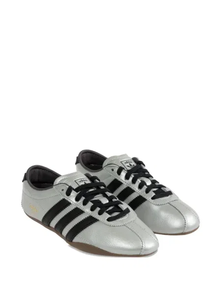 Мрежести маратонки Adidas Samba сребристо