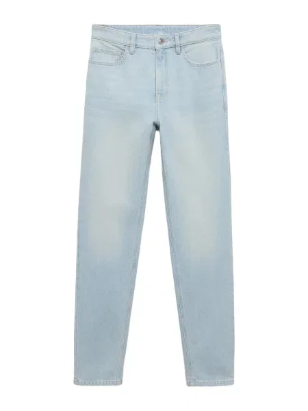 MANGO Jeans NEWMOM deschis albastru