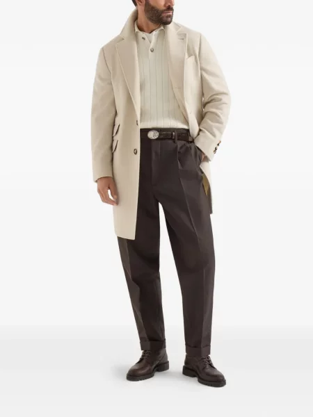 Tricou polo Brunello Cucinelli din cașmir