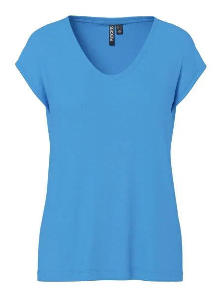 PIECES Tricou PCBillo azur albastru
